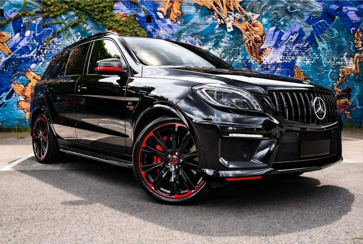 Mercedes ML V8 Brabus 700 lichte vracht, Auto's, Mercedes-Benz, Particulier, M-Klasse, 4x4, ABS, Achteruitrijcamera, Adaptieve lichten