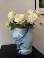 Grand et magnifique vase en verre - aspect marbré, Moins de 50 cm, Enlèvement ou Envoi, Comme neuf, Verre