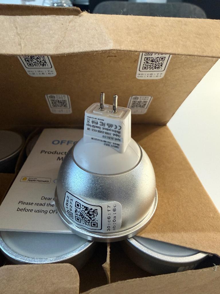 6 spots smart LED compatibles Apple HomeKit, Alexa....., Huis en Inrichting, Lampen | Spots, Overige materialen, Led, Nieuw, Ophalen of Verzenden