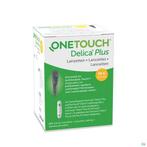 One Touch Delica Plus Lancetten doosje - 100 stuks, Ophalen of Verzenden, Nieuw