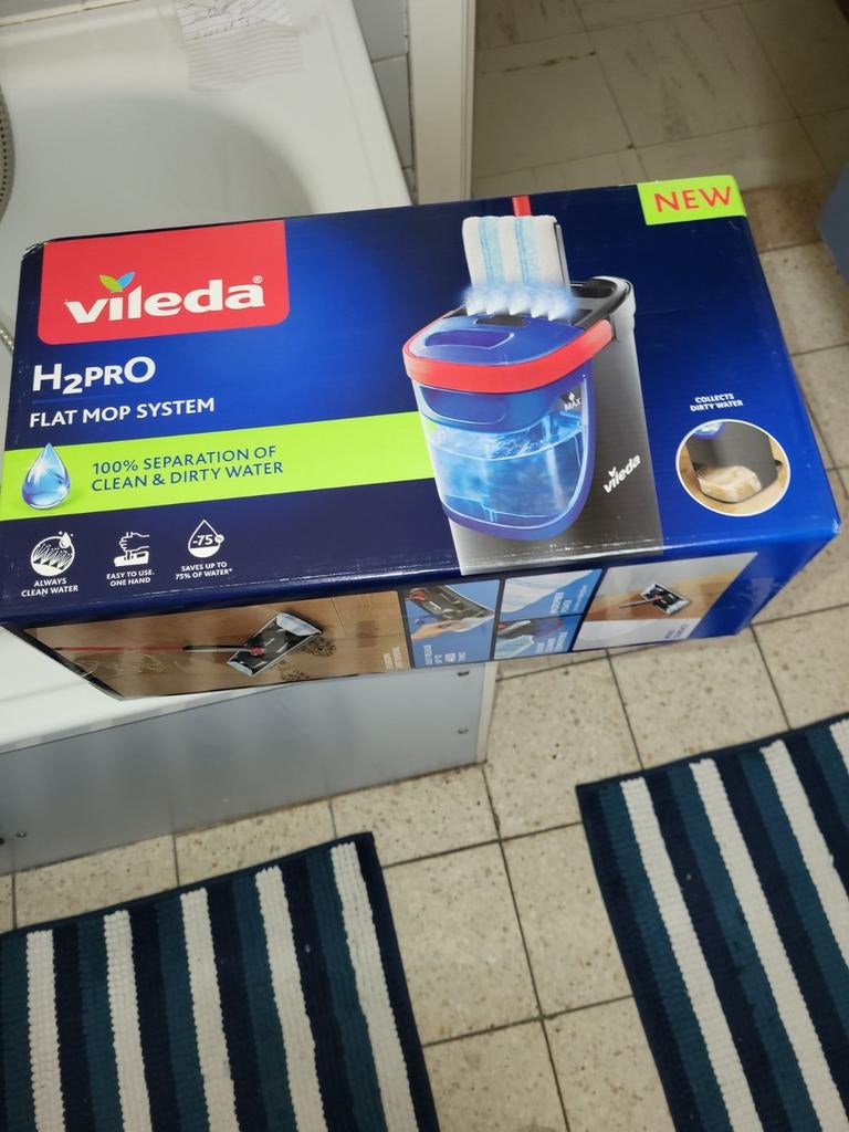 Nieuwe swiffer in de doos, Ophalen