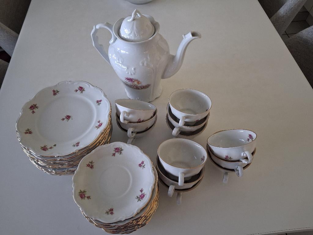 Volledig 12 delig koffieservies, Ophalen, Zo goed als nieuw