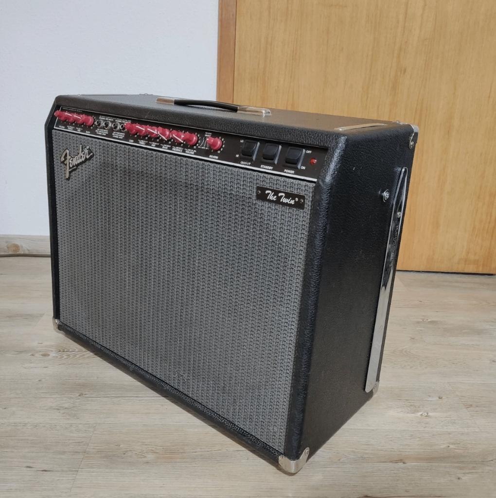 Fender The Twin Red Knob gitaarversterker, Ophalen of Verzenden, Gebruikt, Gitaar, 50 tot 100 watt