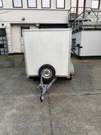 Gesloten dubbelass aanhangwagen 750 kg, Enlèvement, Comme neuf