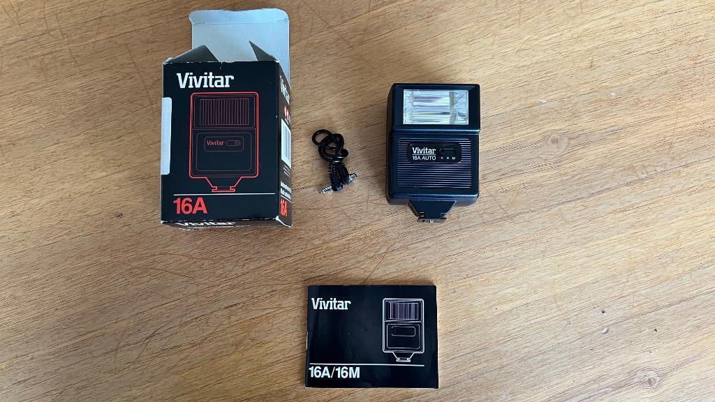 Vivitar 16A automatic flash, Audio, Tv en Foto, Foto | Flitsers, Ophalen of Verzenden, Zo goed als nieuw