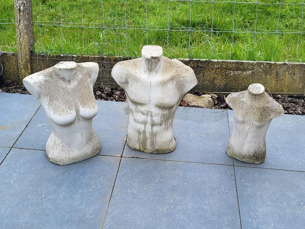 Bustes en béton, Jardin & Terrasse, Enlèvement, Utilisé, Béton, Homme