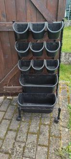 Plantenrek op wielen te koop, Tuin en Terras, Ophalen, Kunststof, Zo goed als nieuw, 60 cm of meer
