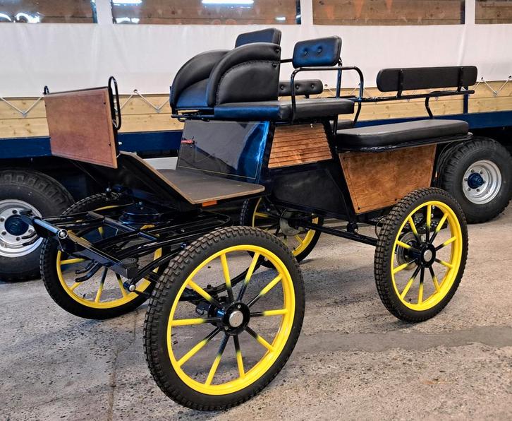 Ecc menwagen nieuw koets rijtuig, Dieren en Toebehoren, Rijtuigen en Koetsen, Nieuw, Overige typen, Paard of Pony