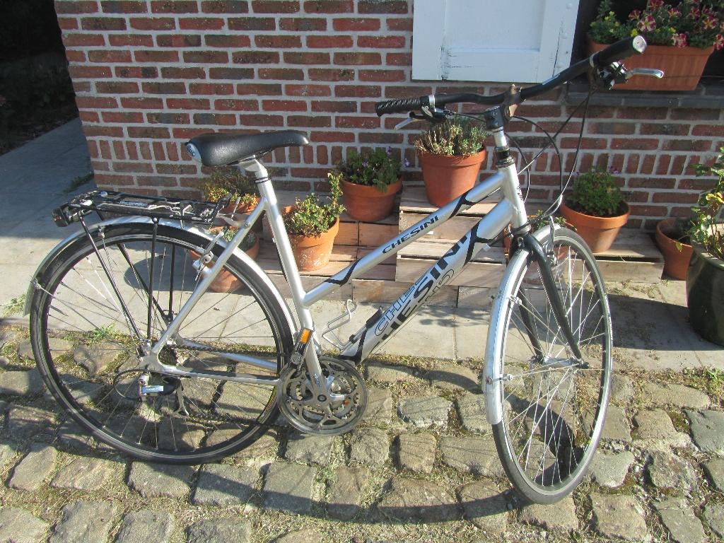Chesini / hybride / fietsmaat 50, Vélos & Vélomoteurs, Autres marques, Enlèvement, Utilisé, 28 pouces