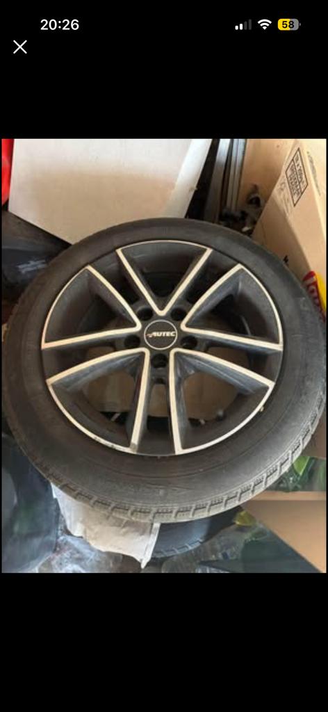 Jantes 15 pouces (opel astra k) + 4 pneus hiver, Enlèvement