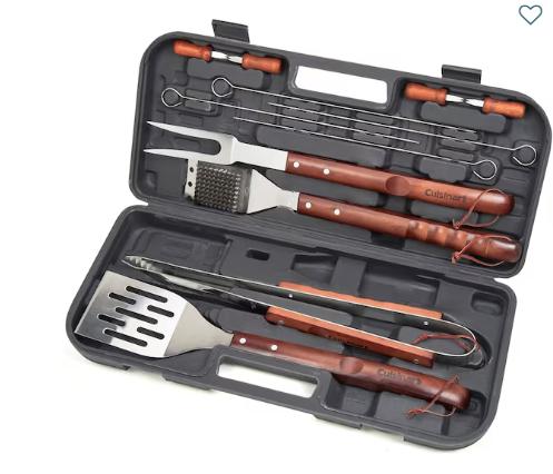 Barbeqeu Houten handvat grillset, 13 stuks, Jardin & Terrasse, Accessoires pour le barbecue, Enlèvement ou Envoi, Neuf, Weber