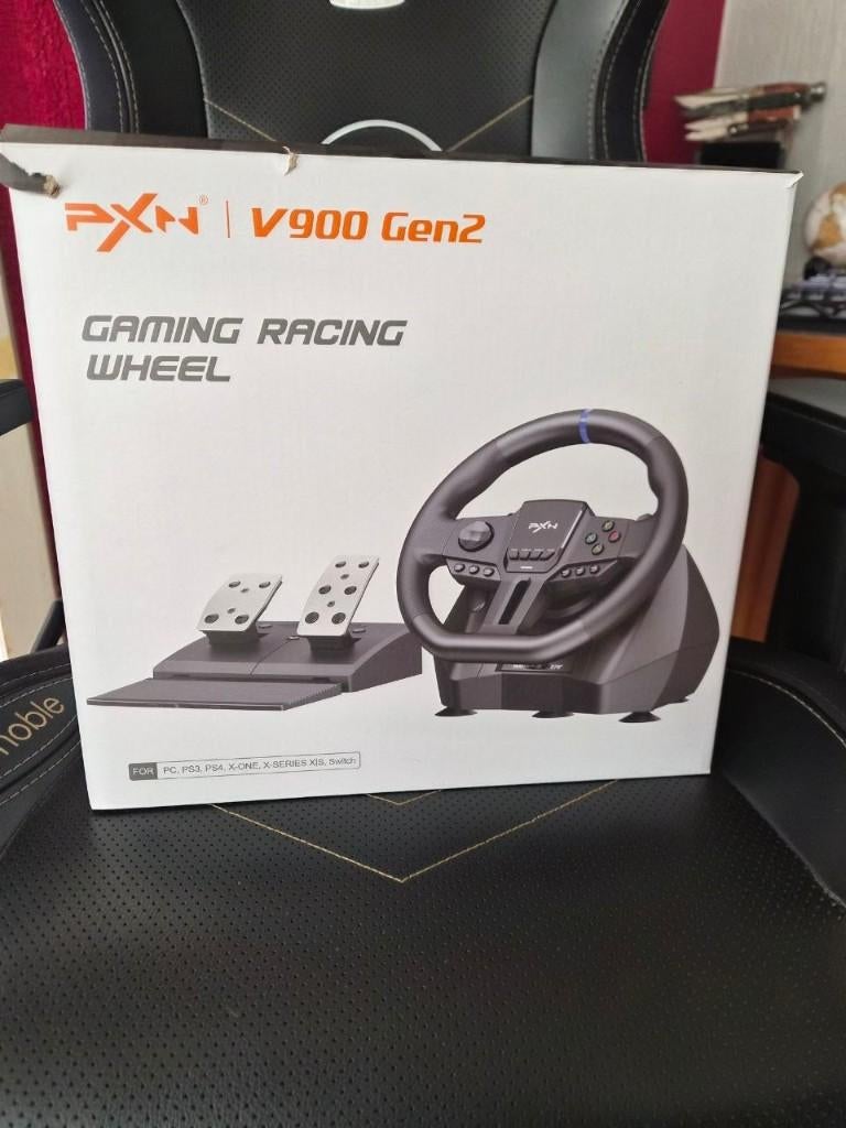 PXN V900 Gen 2 - Race Stuur - 270/900° Nieuw, Computers en Software, Toetsenborden, Ophalen of Verzenden, Overige indelingen, Nieuw