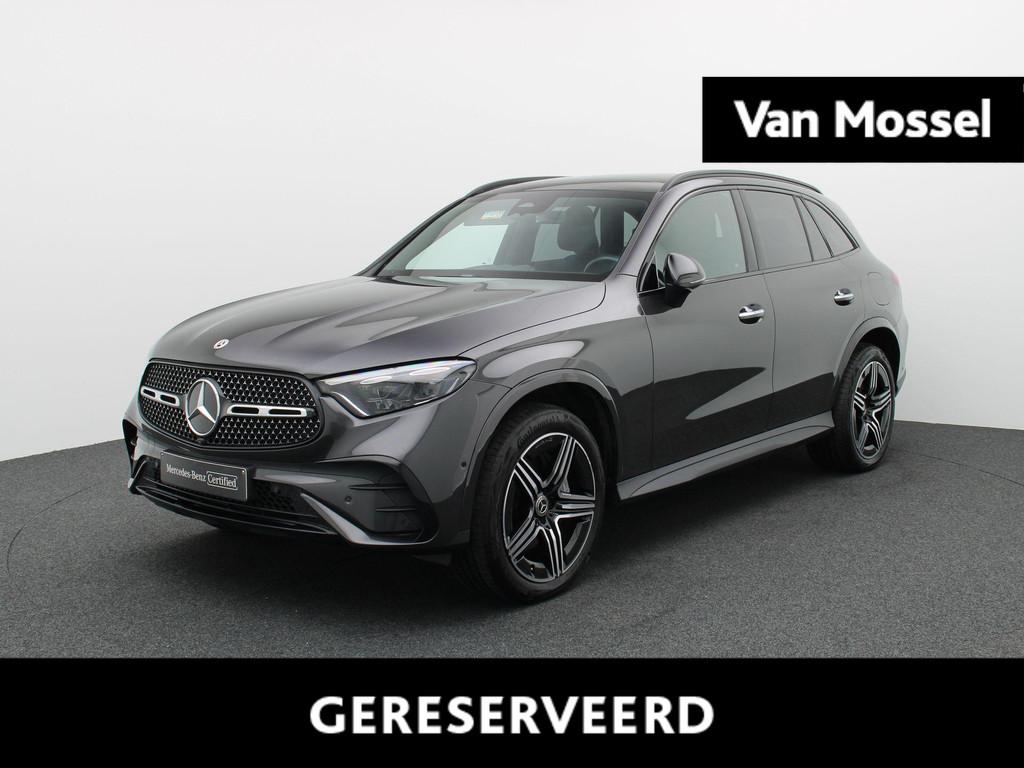 Mercedes-Benz GLC 300 de AMG LINE + PANORAMISCH DAK + DIGITA, Auto's, Automaat, Stof, Gebruikt, Zwart