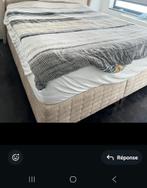 Lit boxspring beige 180x200 avec sommiers, Jardin & Terrasse, Enlèvement ou Envoi