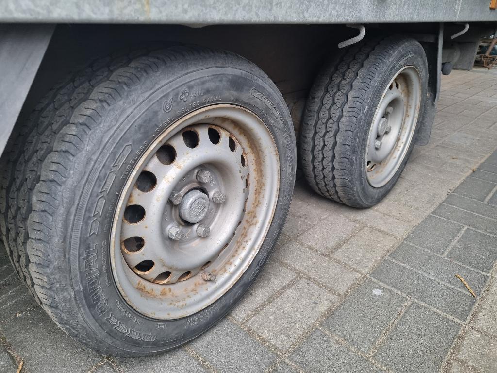 Banden op velgen voor aanhangwagen 195 50 R13C, Gebruikt, 13 inch, Banden en Velgen, 195 mm