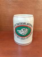 Pot à bière chasseurs Ardennais sous officiers, Collections, Enlèvement ou Envoi