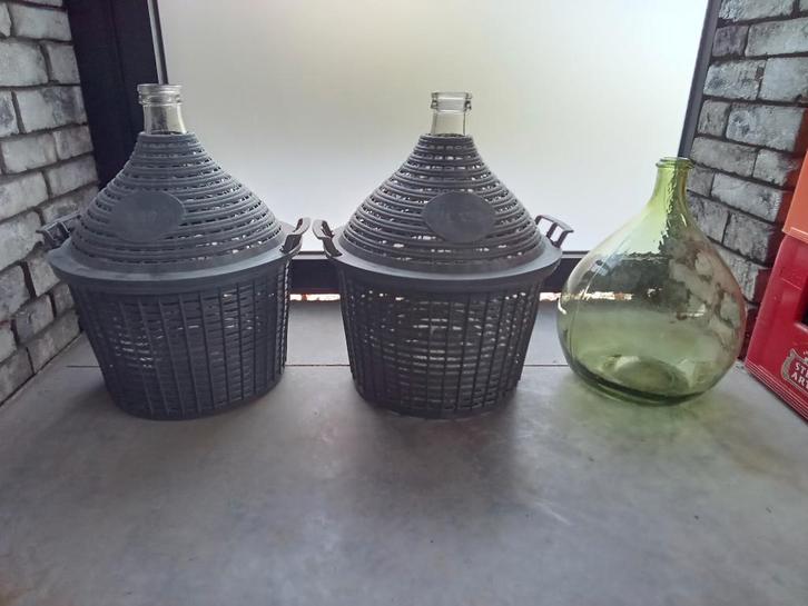 Mandflessen– 3 stuks (15L & 10L) – Goede staat, Hobby en Vrije tijd, Overige Hobby en Vrije tijd, Zo goed als nieuw, Ophalen