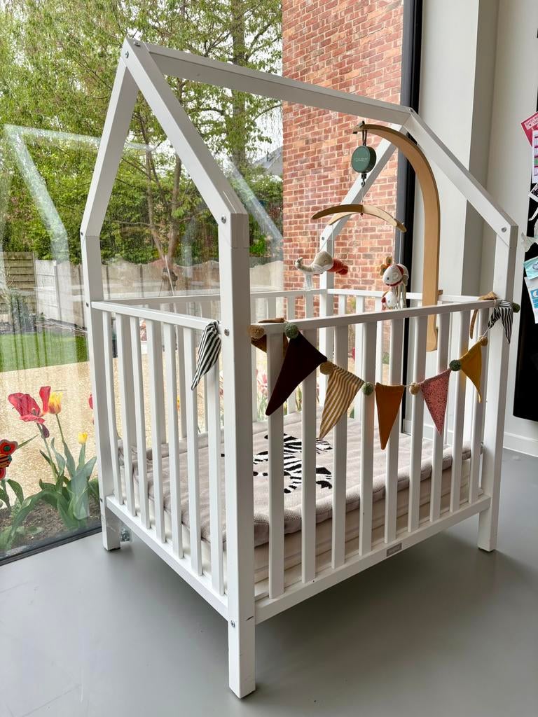 Huisjes park met toebehoren, Kinderen en Baby's, Ophalen of Verzenden, Zo goed als nieuw, Rechthoekig, In hoogte verstelbaar