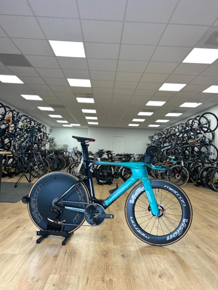 Bianchi Aquila RC Disc Dura Ace Di2 Carbon Racefiets, Sport en Fitness, Wielrennen, Zo goed als nieuw, Ophalen