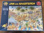Puzzel Jumbo 1000 stukjes Jan Van Haasteren De oase, Enlèvement ou Envoi, 500 à 1500 pièces, Utilisé, Puzzle