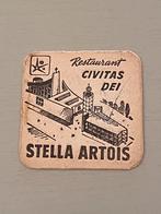 EXPO 58 oud viltje brouwerij STELLA ARTOIS te LEUVEN, Ophalen of Verzenden, Gebruikt, Viltje(s), Stella Artois