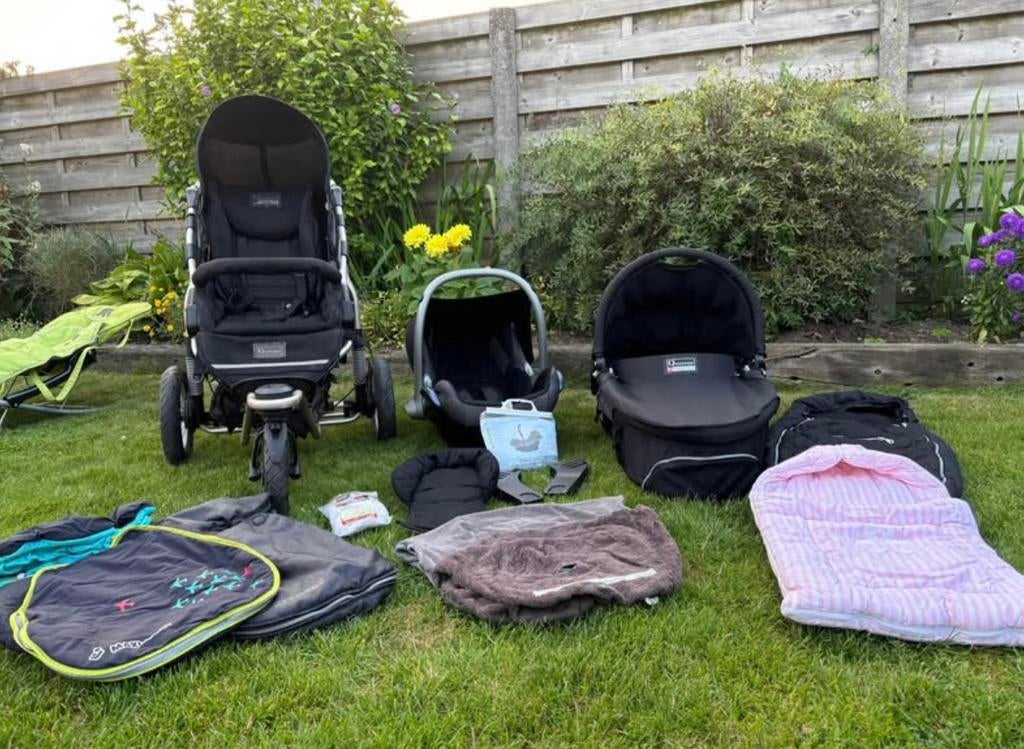 Quinny buggy + veel accessoires, Kinderen en Baby's, Kinderwagens en Combinaties, Ophalen, Gebruikt, Quinny