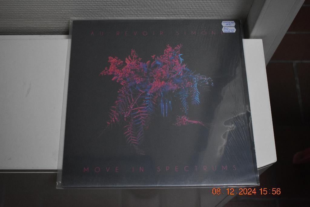 LP : Au Revoir Simone (Move in Spectrum) (Pink Vinyl), Cd's en Dvd's, Vinyl | Overige Vinyl, Beschermende buitenhoes, Ophalen of Verzenden