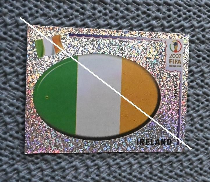 Panini Emblème de la Corée Japon/Irlande Coupe du monde 2002, Enlèvement ou Envoi, Comme neuf, Affiche, Image ou Autocollant