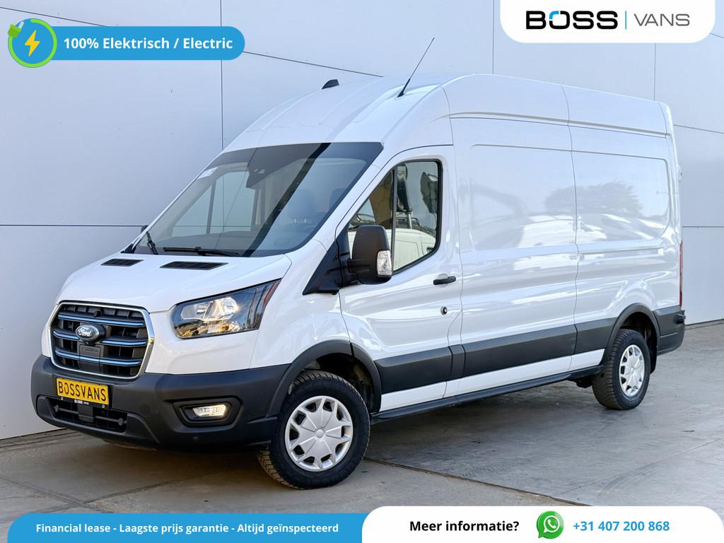 Ford E-Transit 68kWh 184PK L3H3 317km WLTP 95,7% (SOH) BEV S, Auto's, Bestelwagens en Lichte vracht, Bedrijf, Te koop, ABS, Achteruitrijcamera