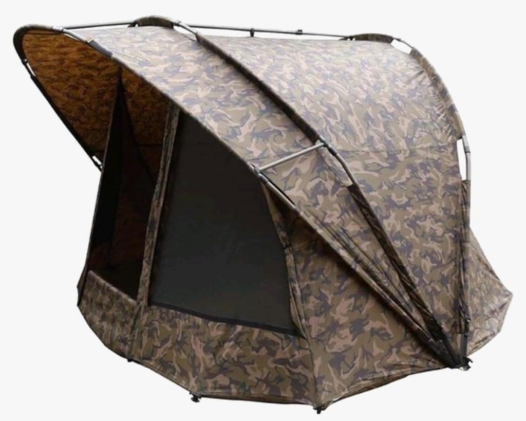 Fox R-series 1 man Xl bivvy camo, Ophalen, Nieuw, Complete set