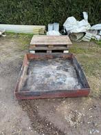 Vuurschaal 120x120 cm voor paletten of groot hout, Tuin en Terras, Vuurschalen, Ophalen, Zo goed als nieuw