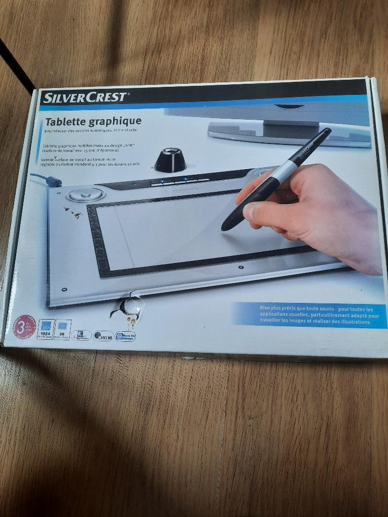 SilverCrest & Wacom CTH 461 grafische tablet van bamboe, Computers en Software, Tekentablets, Ophalen of Verzenden, Zo goed als nieuw