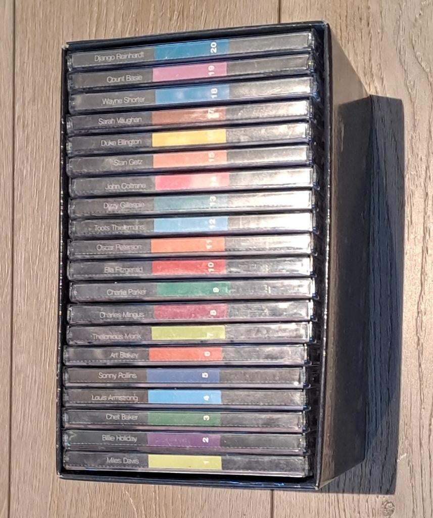 De Morgen First Class Jazz: 20 cd's, Cd's en Dvd's, Cd's | Jazz en Blues, Gebruikt, Jazz, Boxset, Ophalen of Verzenden