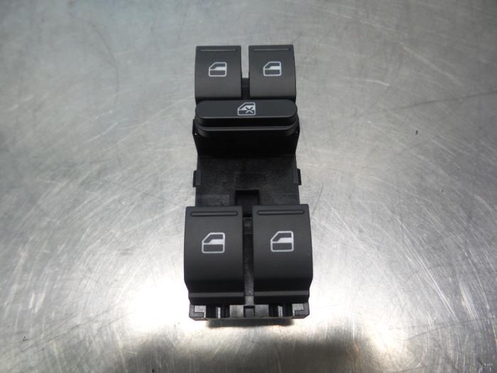 Elektrisch Raam Schakelaar van een Volkswagen Golf (Golf 09-, Auto-onderdelen, Dashboard en Schakelaars, Gebruikt, 3 maanden garantie