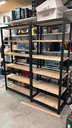 Wandrekken steigerhout-staal, Ophalen of Verzenden, Gebruikt