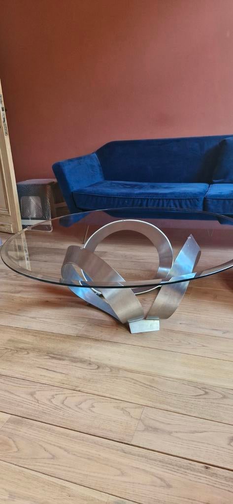 Space age salon tafel, Ophalen