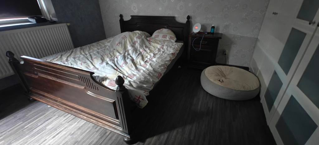 Bedframe 160x200 en nachtkastjes, Huis en Inrichting, Slaapkamer | Bedden, Ophalen