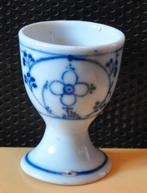 coquetier en faience vintage decor bleu et blanc, Antiquités & Art, Enlèvement ou Envoi