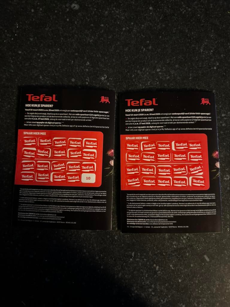 39 tefal zegels (supermarktactie), Collections, Actions de supermarché, Enlèvement ou Envoi