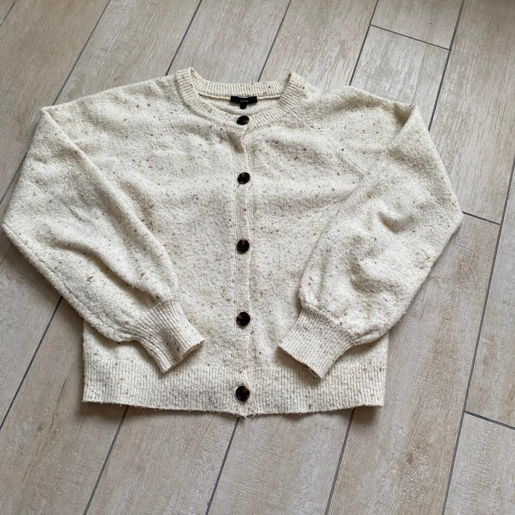 Gilet sora maar xs, Kleding | Dames, Truien en Vesten, Ophalen of Verzenden, Gedragen, Maat 34 (XS) of kleiner, Beige