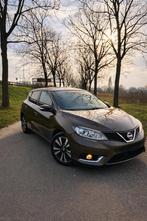Nissan Pulsar/1.2i/Automaat/2016/Navi/Airco/camera+360, Auto's, Start-stop-systeem, Bruin, Leder en Stof, 5 deurs