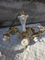 zware luster in bronze kleur, Ophalen of Verzenden