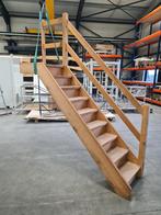 Eiken trap met leuning, Ophalen, Gebruikt, Trap, Minder dan 2 meter