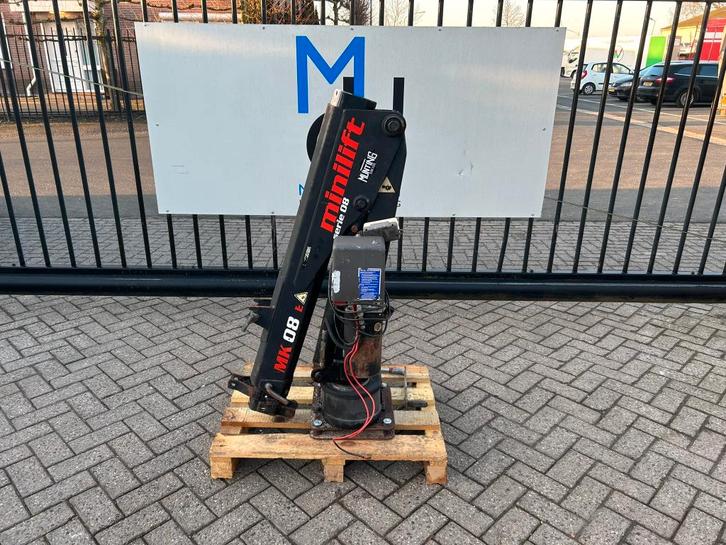 Minilift MK08 hydraulische laadkraan 12V 290CM 300KG, Auto diversen, Autogereedschap, Gebruikt, Ophalen