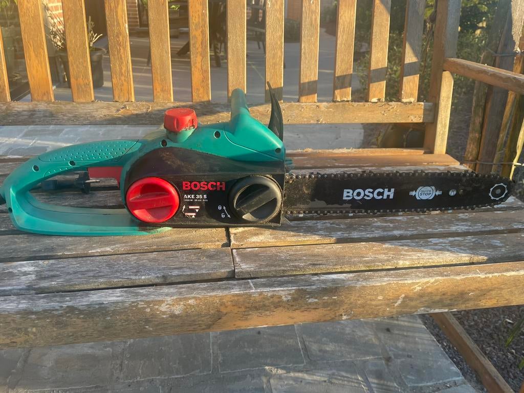 Kettingzaag Bosch AKE 35 S, Doe-het-zelf en Bouw, Ophalen, Gebruikt, 1200 watt of meer, Kettingzaag