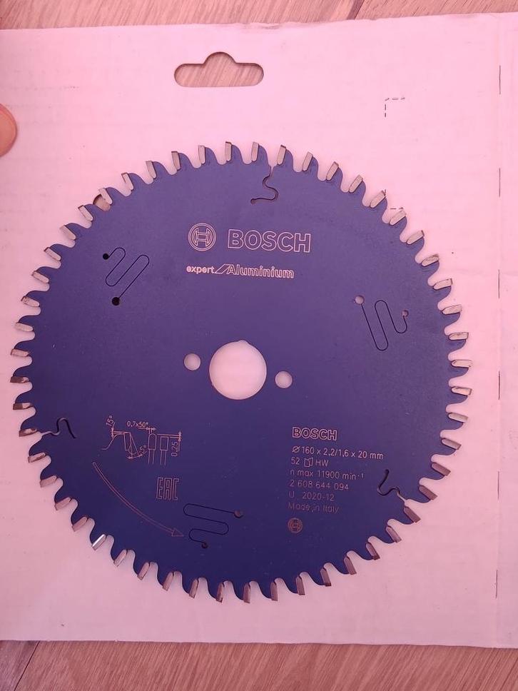 Bosch Expert Aluminium Zaagblad Ø160mm – NIEUW l, Doe-het-zelf en Bouw, Gereedschap | Zaagmachines, Nieuw, Ophalen