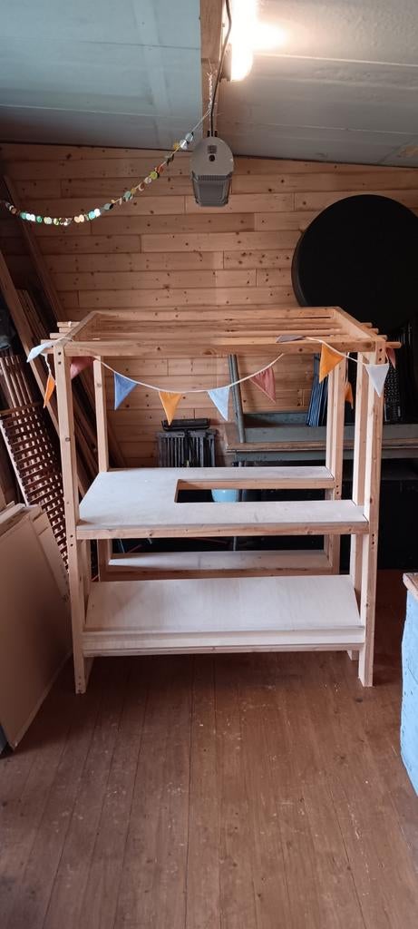 Speelhuisje/speelwinkeltje, Ophalen