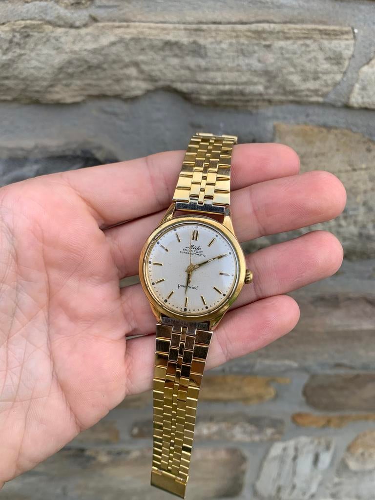 Mido Multifort superautomatic / Powerwind, Montre-bracelet, Autres marques, Enlèvement ou Envoi, Acier