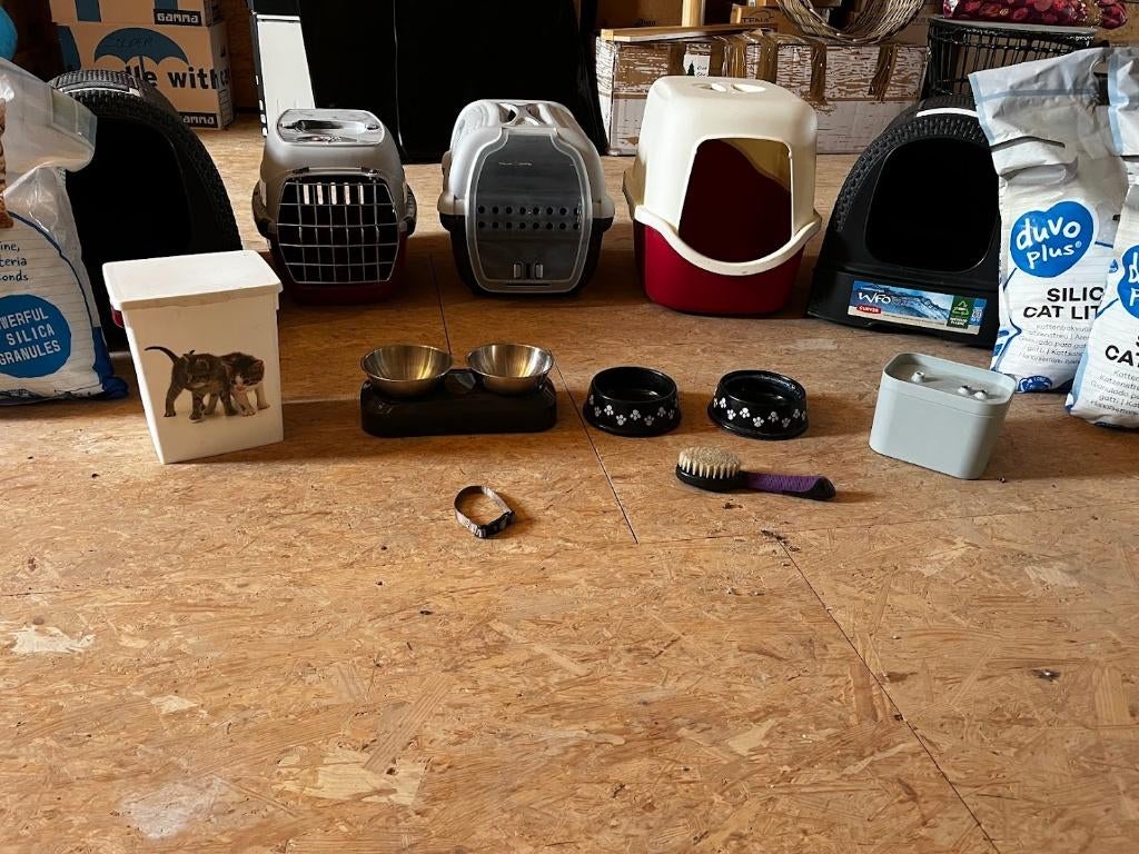 katten benodigdheden, Ophalen, Gebruikt