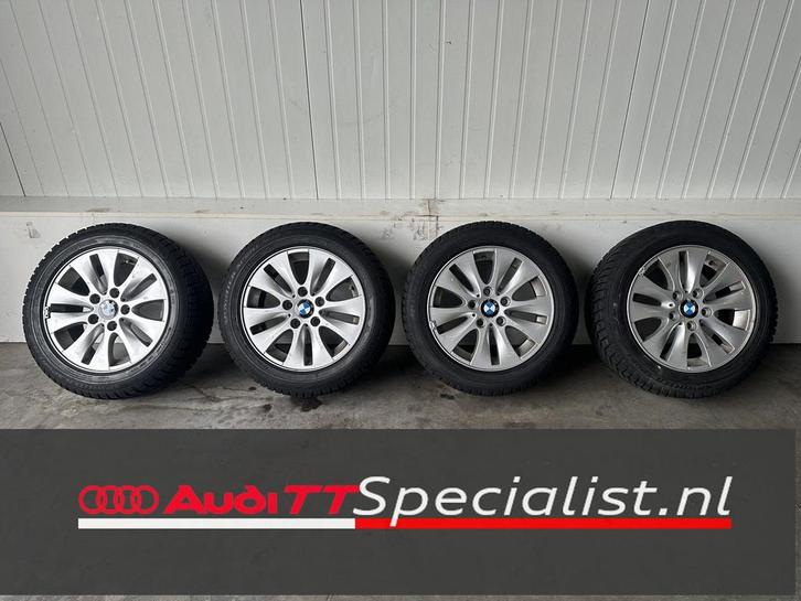 Winterbanden set op 16' velgen BMW 1-Serie, Auto-onderdelen, Banden en Velgen, Banden en Velgen, Winterbanden, 16 inch, 205 mm